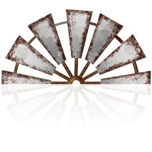 Farmhouse Living Room Wall Decor Wood Windmill Rustic Wooden Wall Art🖐